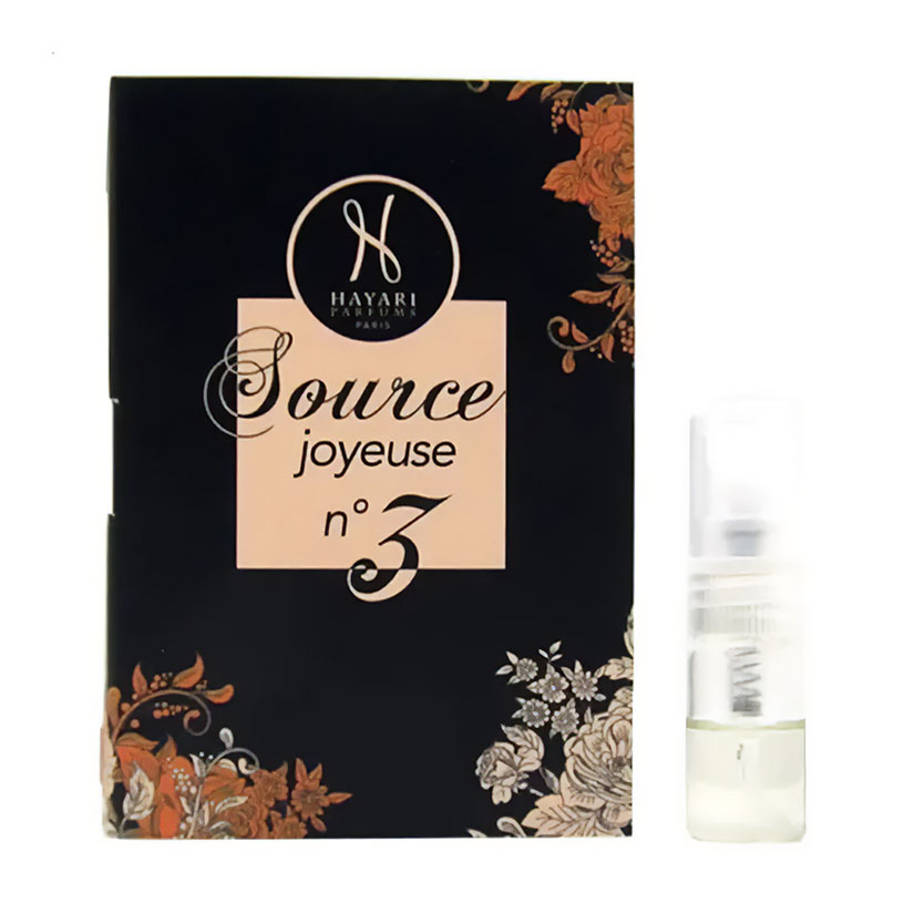 Hayari Parfums Source Joyeuse No3 Туалетна вода унісекс, 2 мл (пробник)